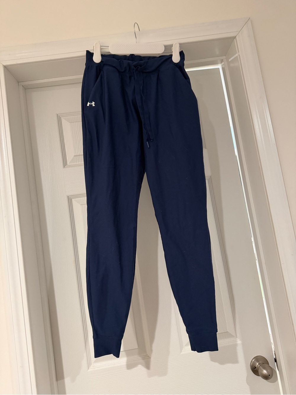 Under Armour Navy Blue Drawstring Joggers - Picture 3 of 6